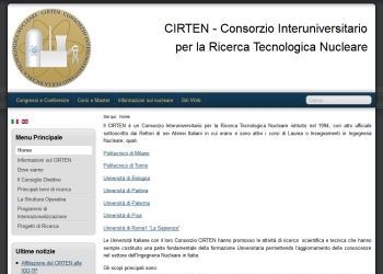 CIRTEN - Consorzio Interuniversitario per la Ricerca Tecnologica Nucleare